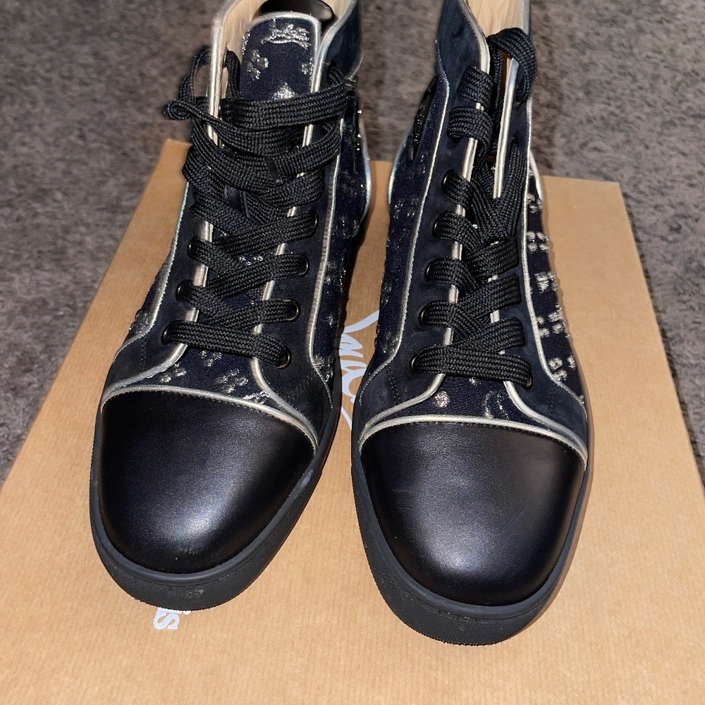 Black and Silver Louboutin